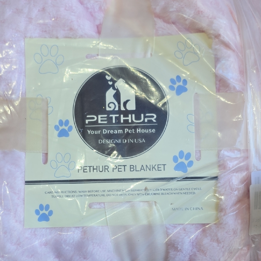 Soft Pink Pet Blanket